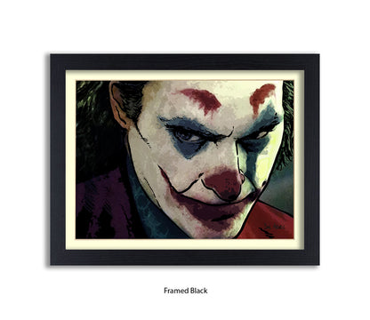 Joker Joaquin Phoenix Dan Avenell Art Print