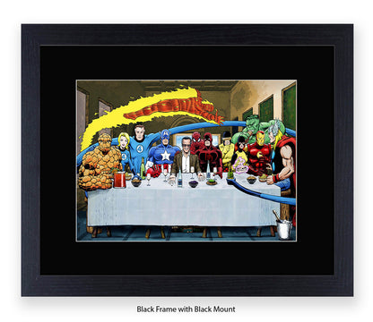 Stan Lee The Last Supper Dan Avenell Art Print