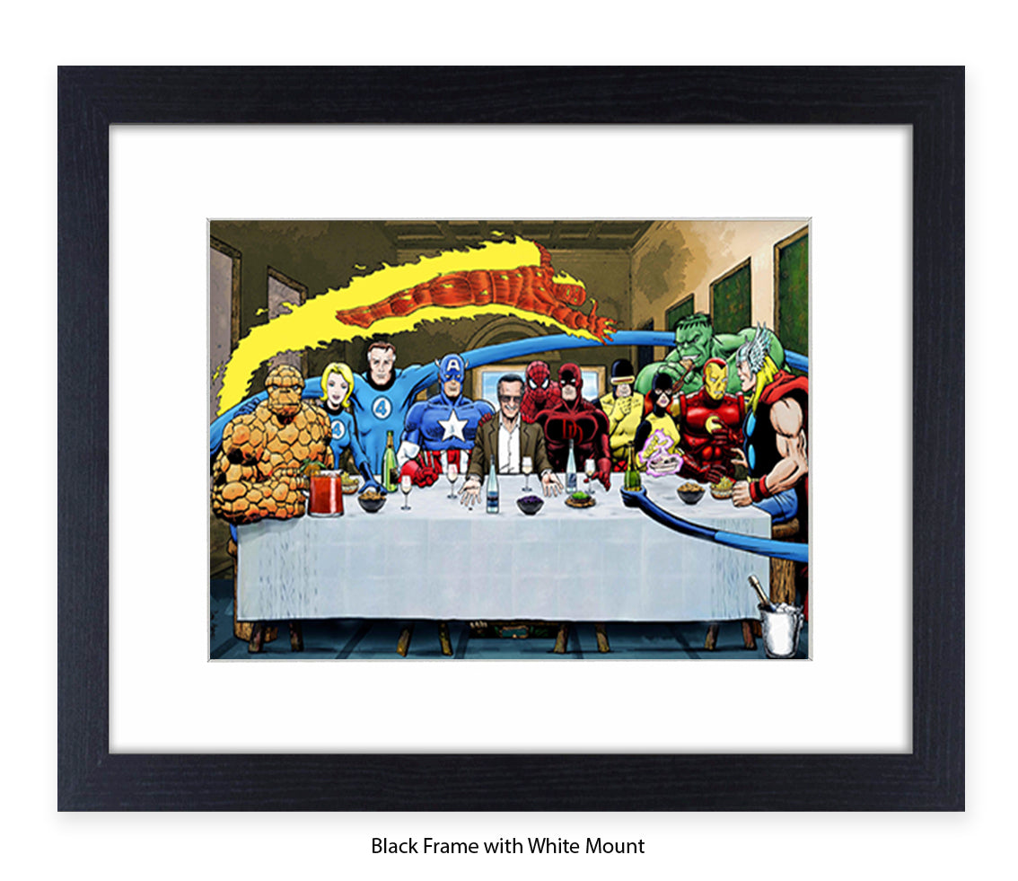 Stan Lee The Last Supper Dan Avenell Art Print