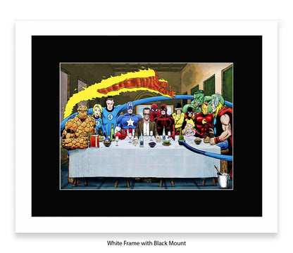 Stan Lee The Last Supper Dan Avenell Art Print