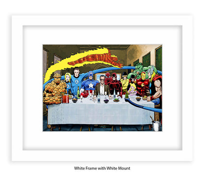 Stan Lee The Last Supper Dan Avenell Art Print