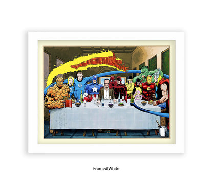 Stan Lee The Last Supper Dan Avenell Art Print