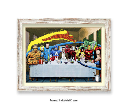 Stan Lee The Last Supper Dan Avenell Art Print