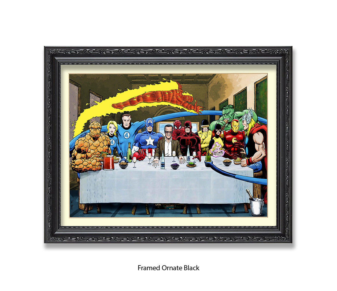 Stan Lee The Last Supper Dan Avenell Art Print