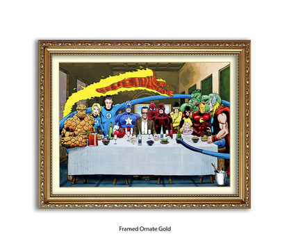 Stan Lee The Last Supper Dan Avenell Art Print