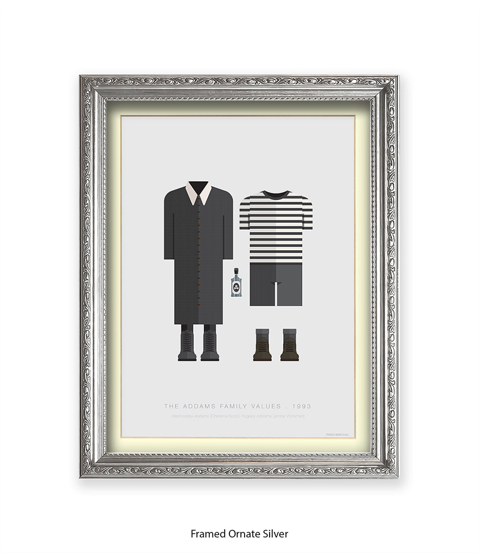 Addams Family Values Fred Birchal Art Print