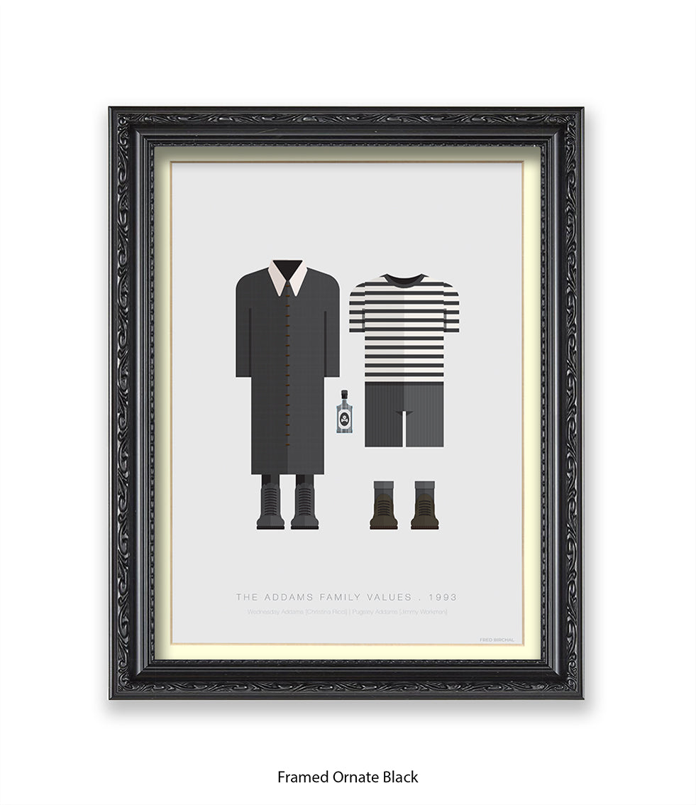 Addams Family Values Fred Birchal Art Print