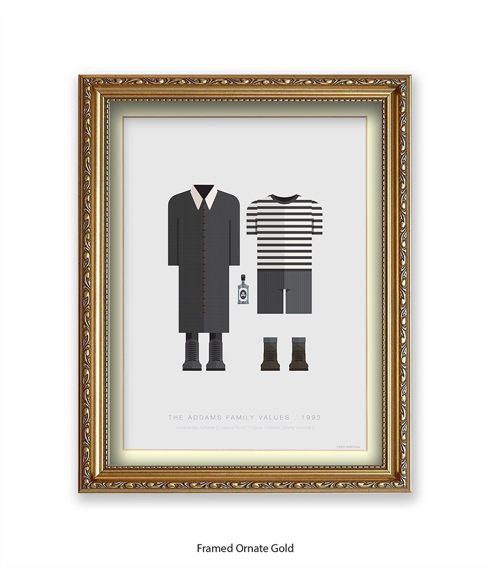 Addams Family Values Fred Birchal Art Print