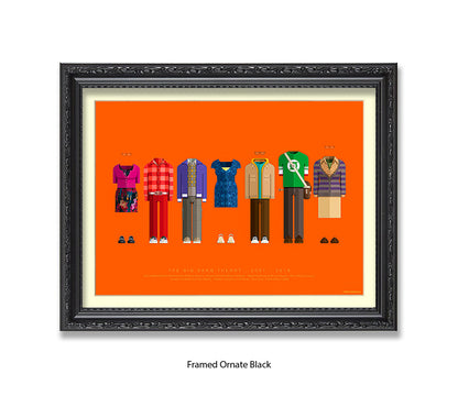 Big Bang Theory 7 Characters - H Fred Birchal Art Print