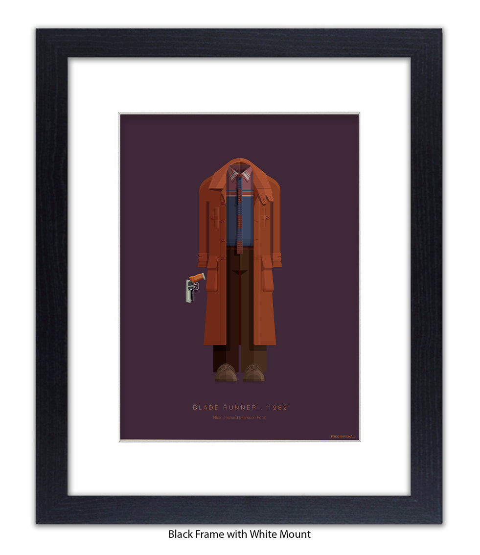 Blade Runner Rick Fred Birchal Art Print