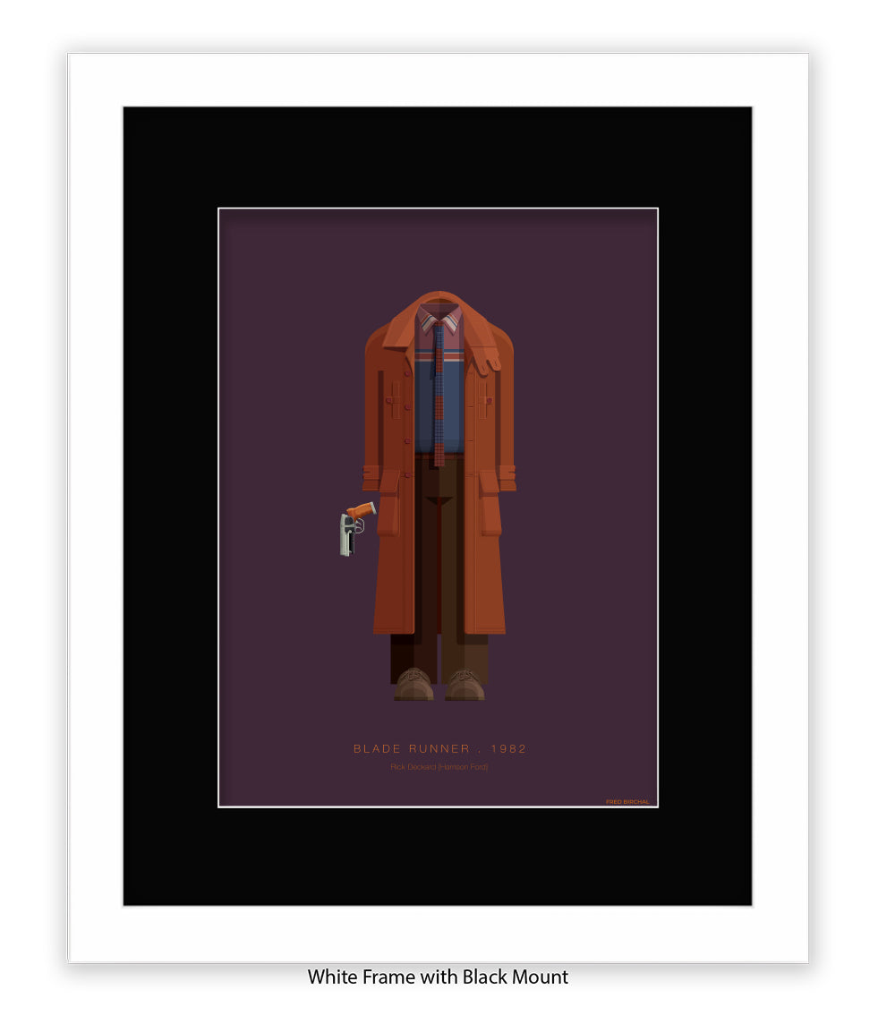 Blade Runner Rick Fred Birchal Art Print