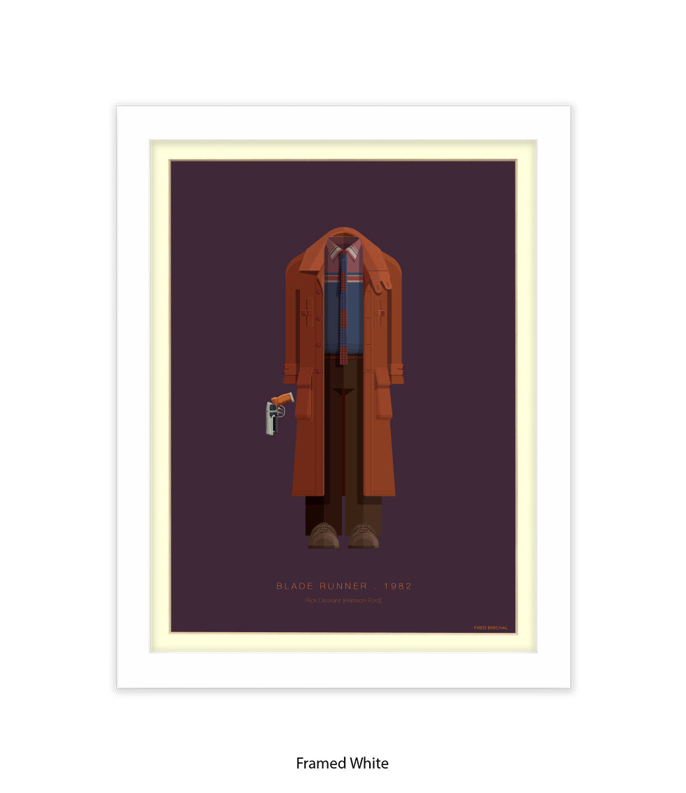 Blade Runner Rick Fred Birchal Art Print