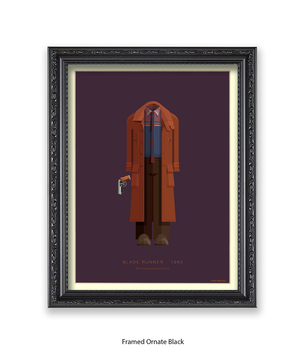 Blade Runner Rick Fred Birchal Art Print