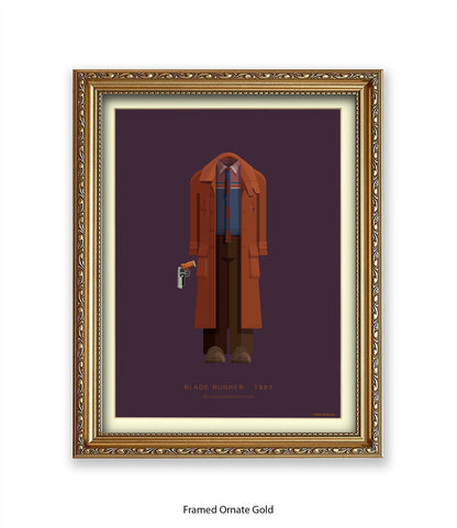 Blade Runner Rick Fred Birchal Art Print