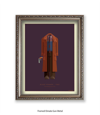 Blade Runner Rick Fred Birchal Art Print