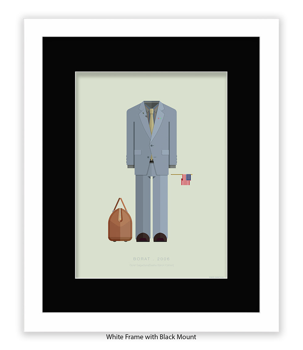 Borat Fred Birchal Art Print