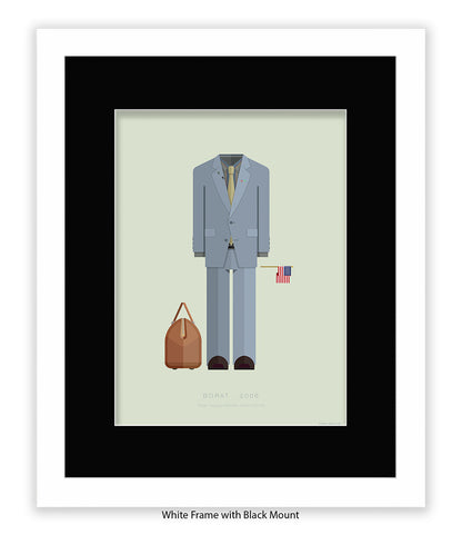 Borat Fred Birchal Art Print