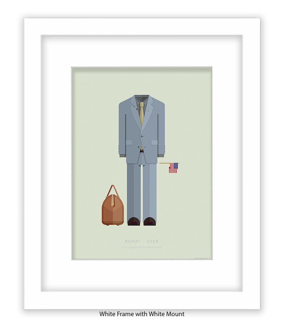 Borat Fred Birchal Art Print