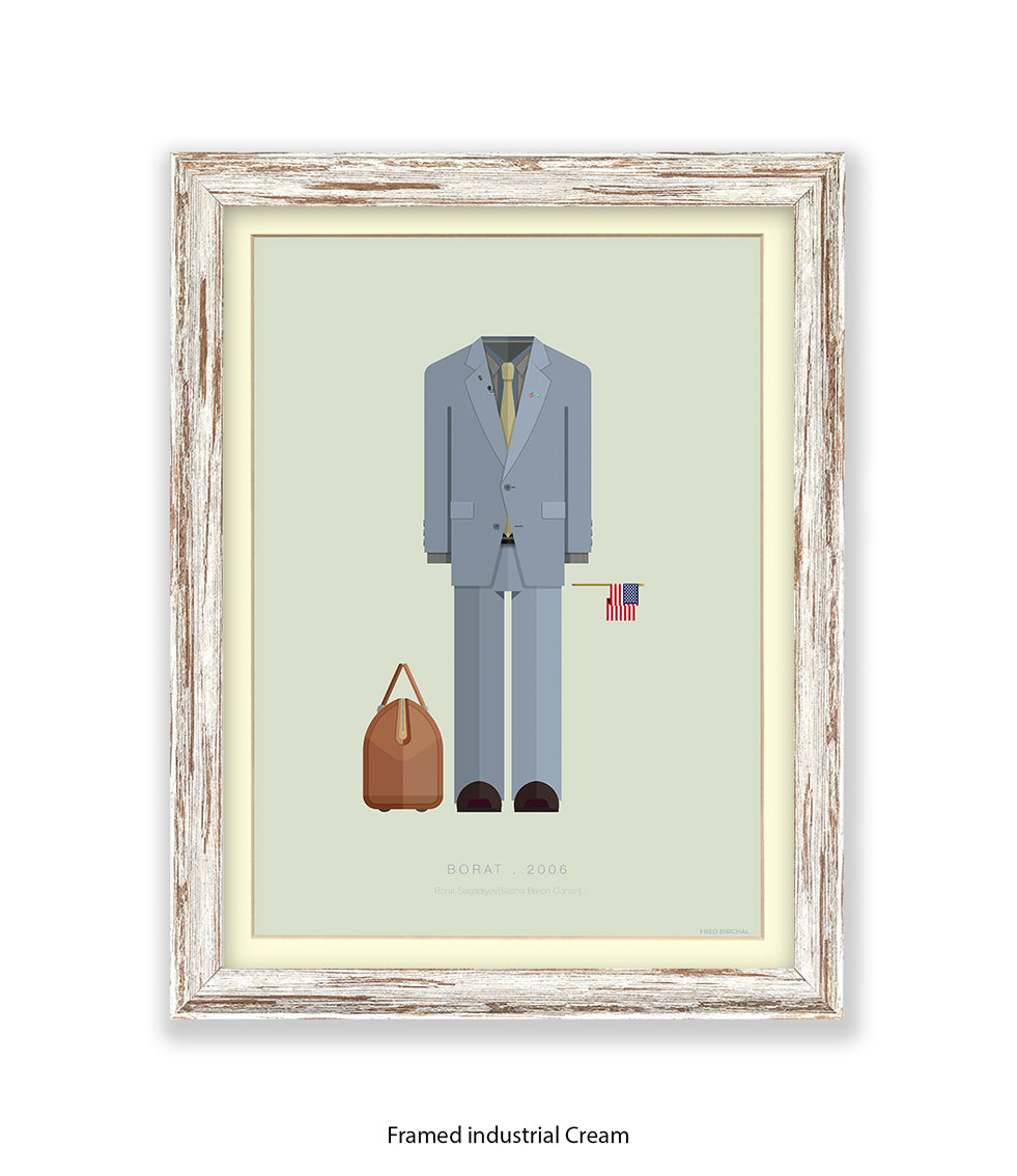 Borat Fred Birchal Art Print