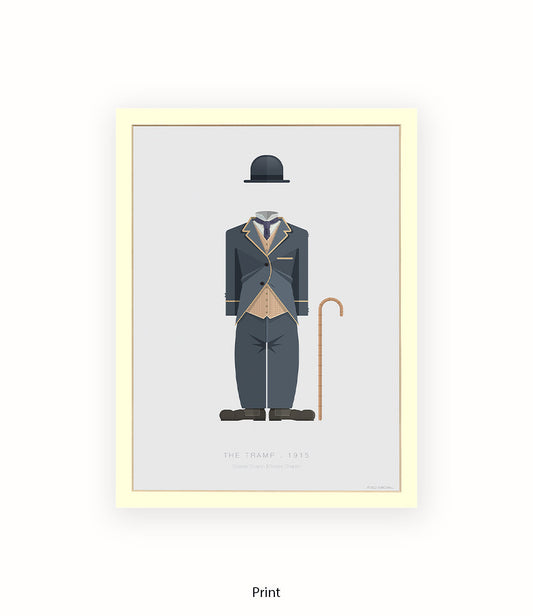 Charlie Chaplin Fred Birchal Art Print