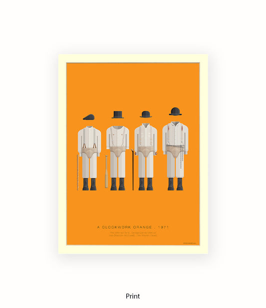 Clockwork Orange Fred Birchal Art Print