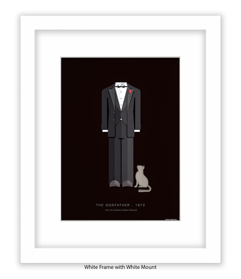 Godfather Don Vito Corleone Fred Birchal Art Print