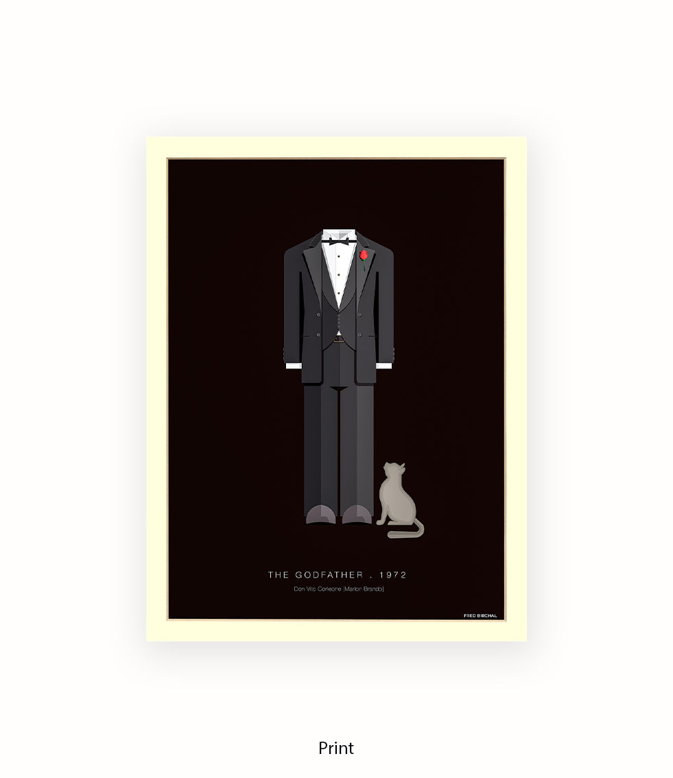 Godfather Don Vito Corleone Fred Birchal Art Print