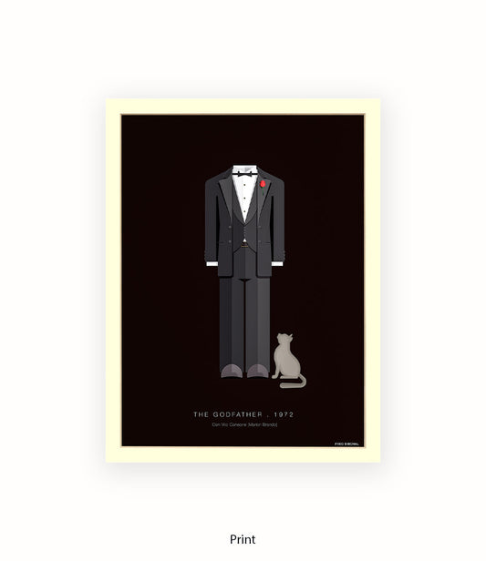 Godfather Don Vito Corleone Fred Birchal Art Print