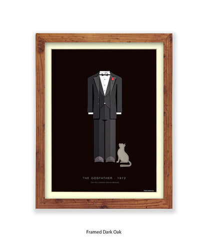 Godfather Don Vito Corleone Fred Birchal Art Print