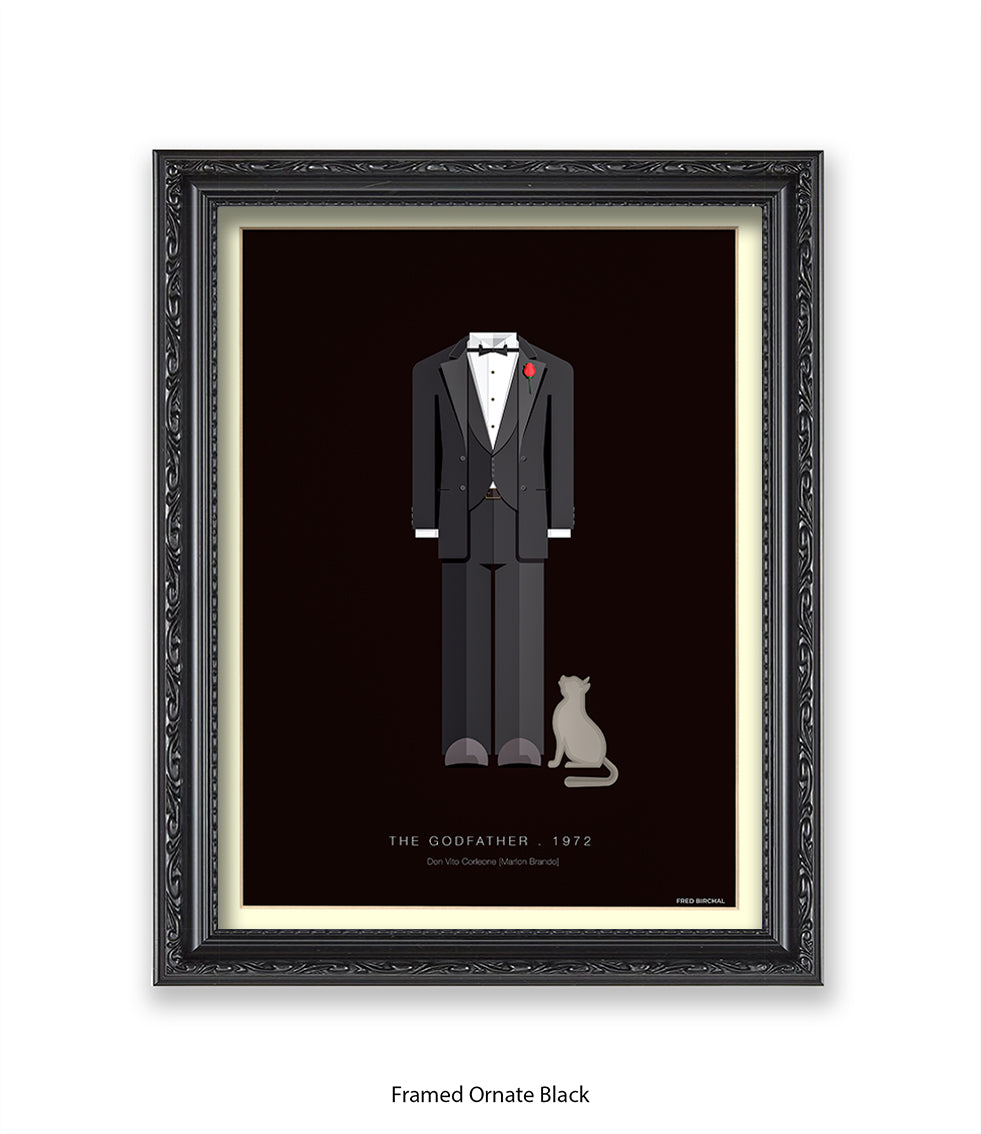 Godfather Don Vito Corleone Fred Birchal Art Print