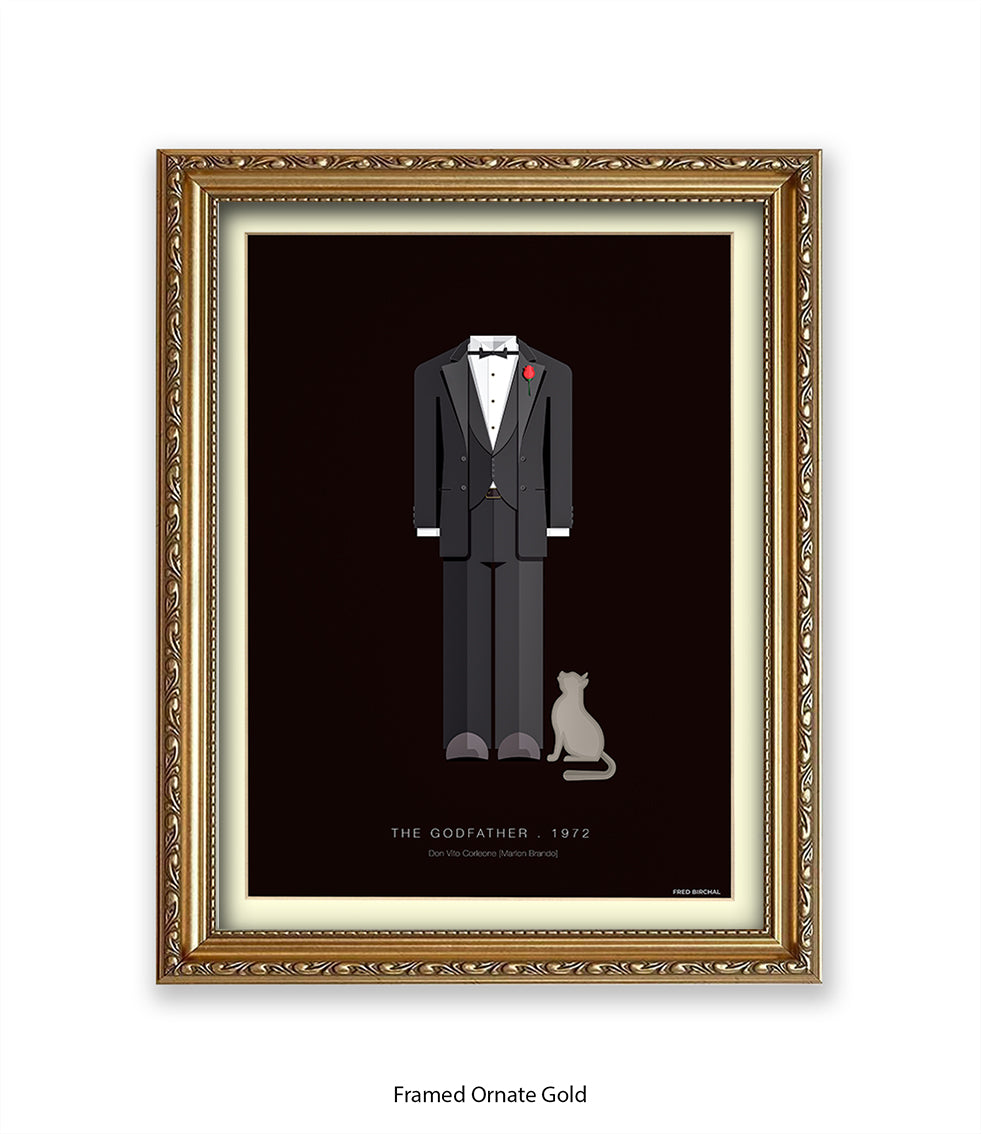 Godfather Don Vito Corleone Fred Birchal Art Print