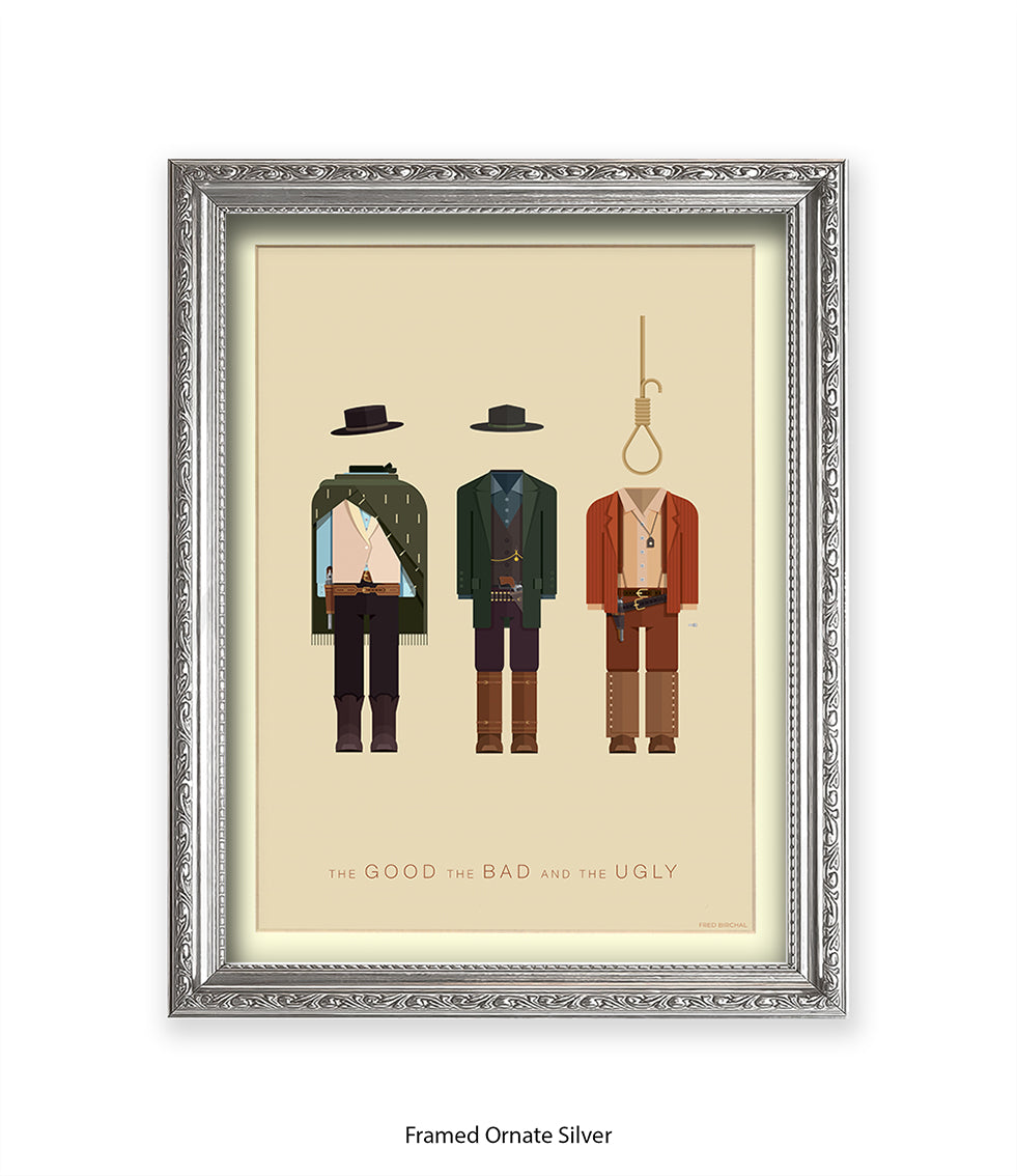 Good The Bad & The Ugly Fred Birchal Art Print