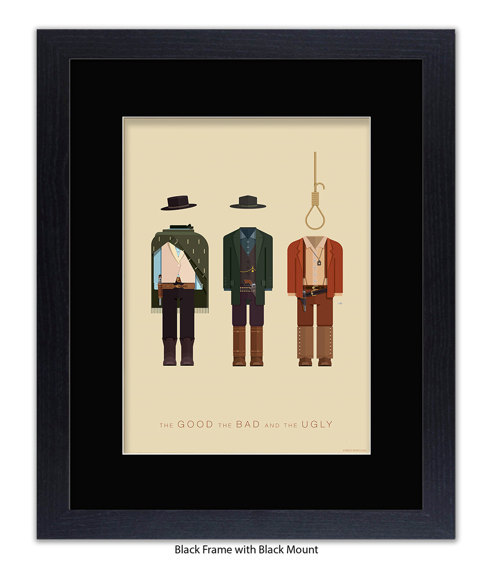 Good The Bad & The Ugly Fred Birchal Art Print