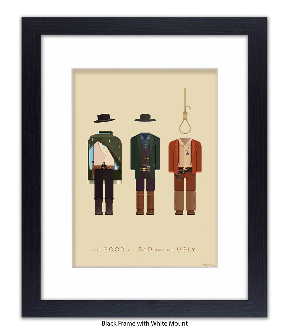 Good The Bad & The Ugly Fred Birchal Art Print