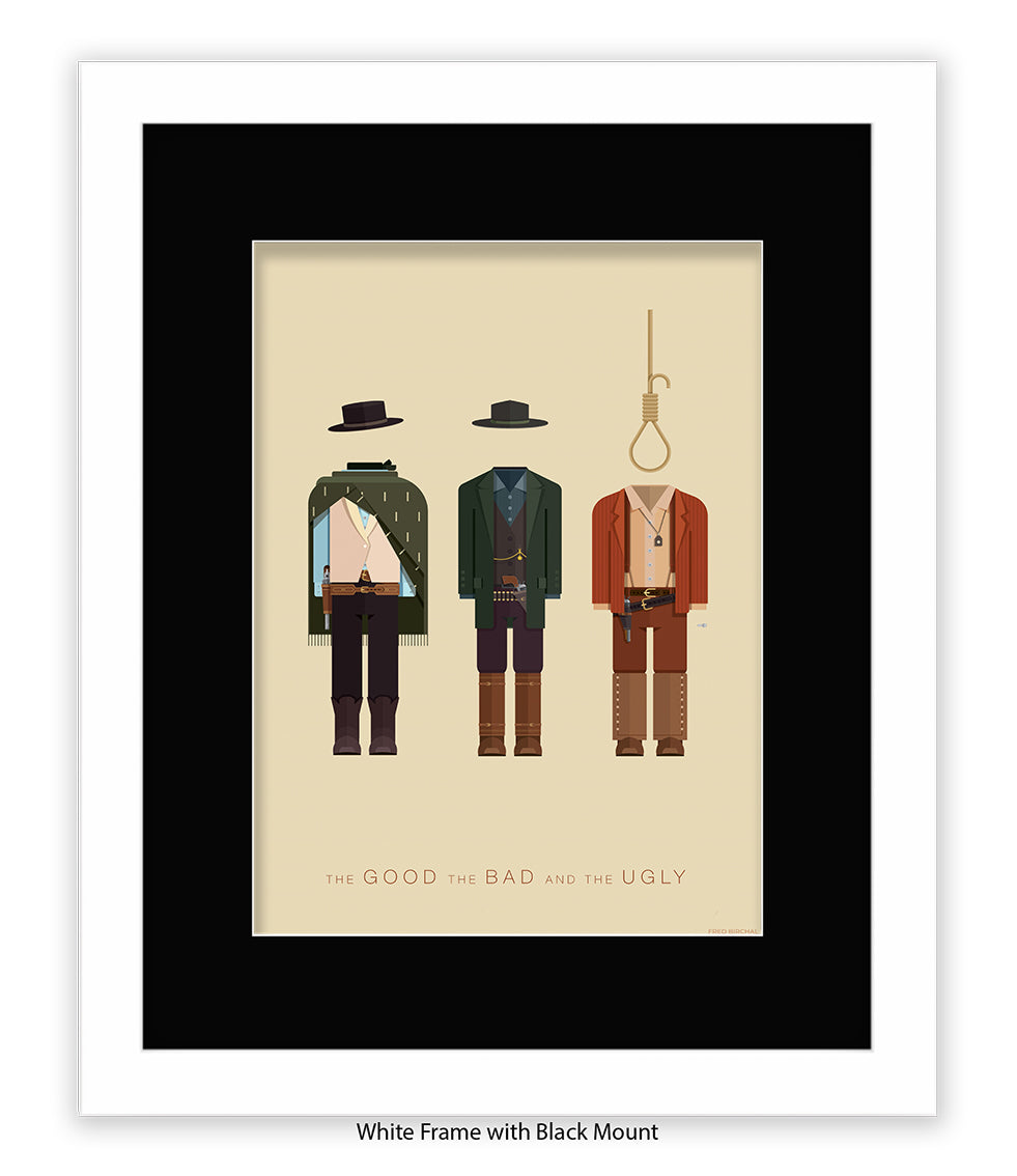 Good The Bad & The Ugly Fred Birchal Art Print