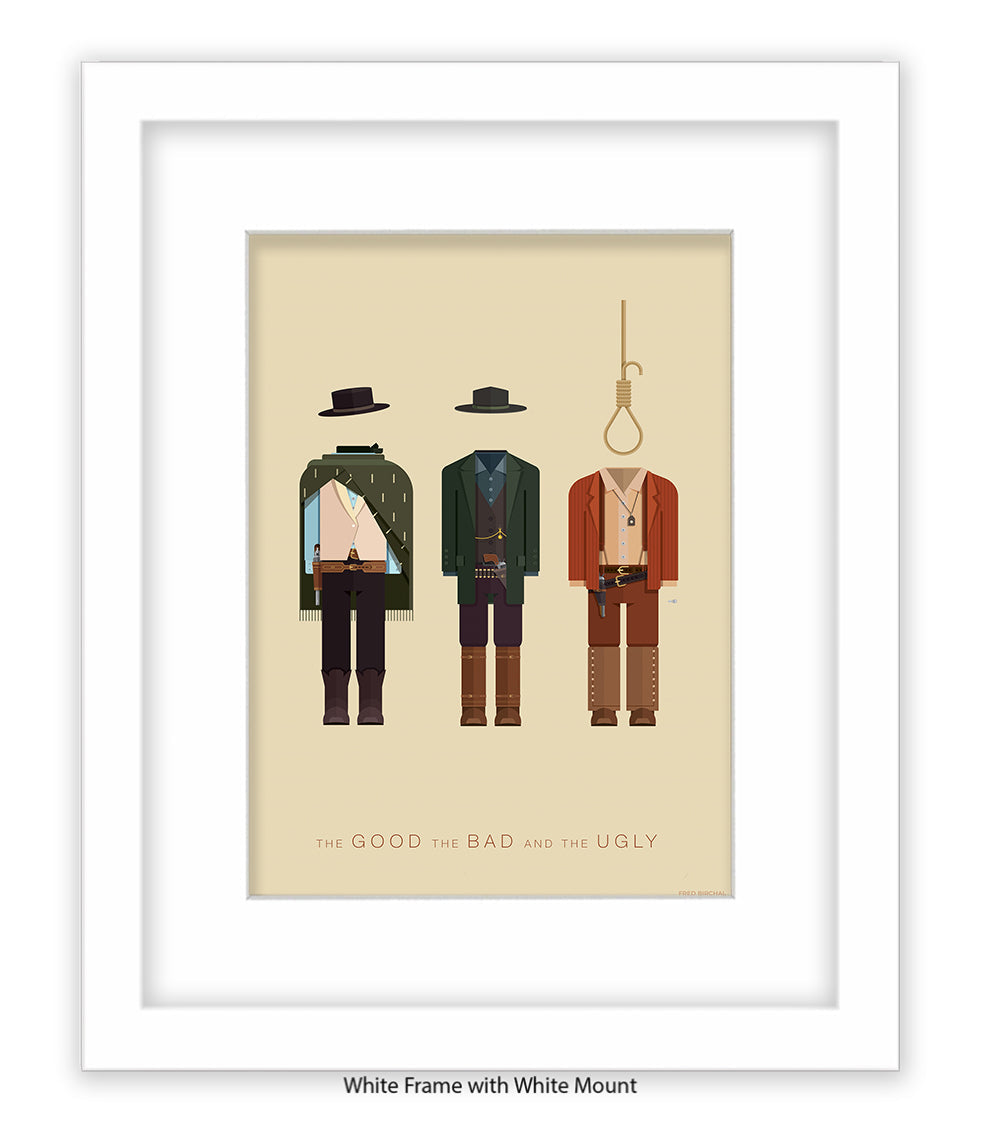 Good The Bad & The Ugly Fred Birchal Art Print