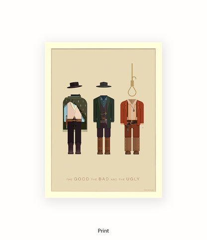 Good The Bad & The Ugly Fred Birchal Art Print