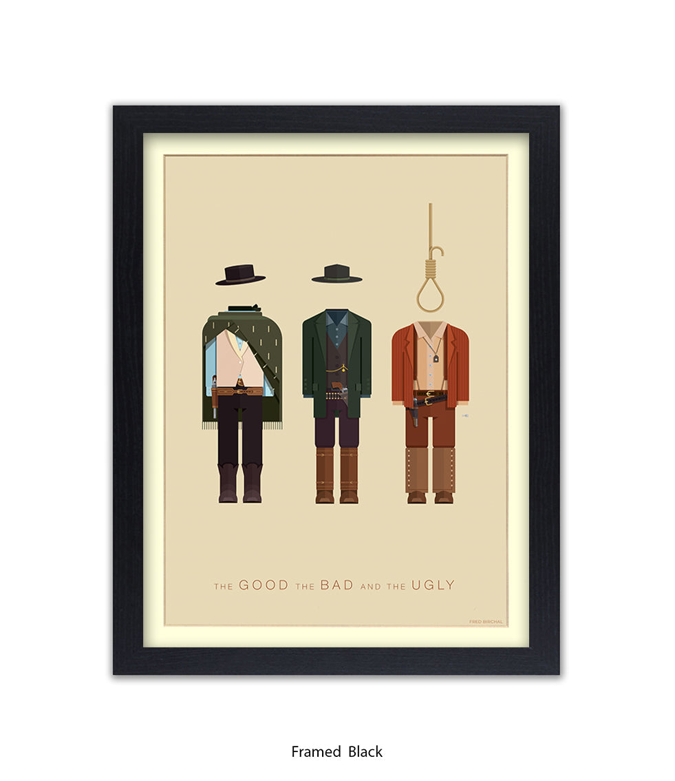 Good The Bad & The Ugly Fred Birchal Art Print