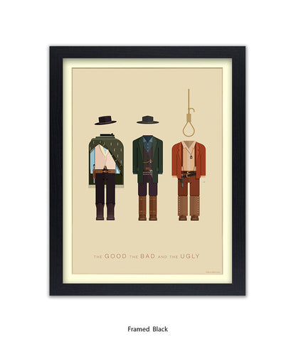 Good The Bad & The Ugly Fred Birchal Art Print