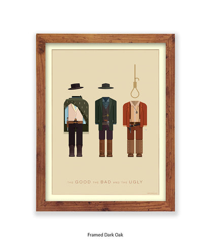 Good The Bad & The Ugly Fred Birchal Art Print