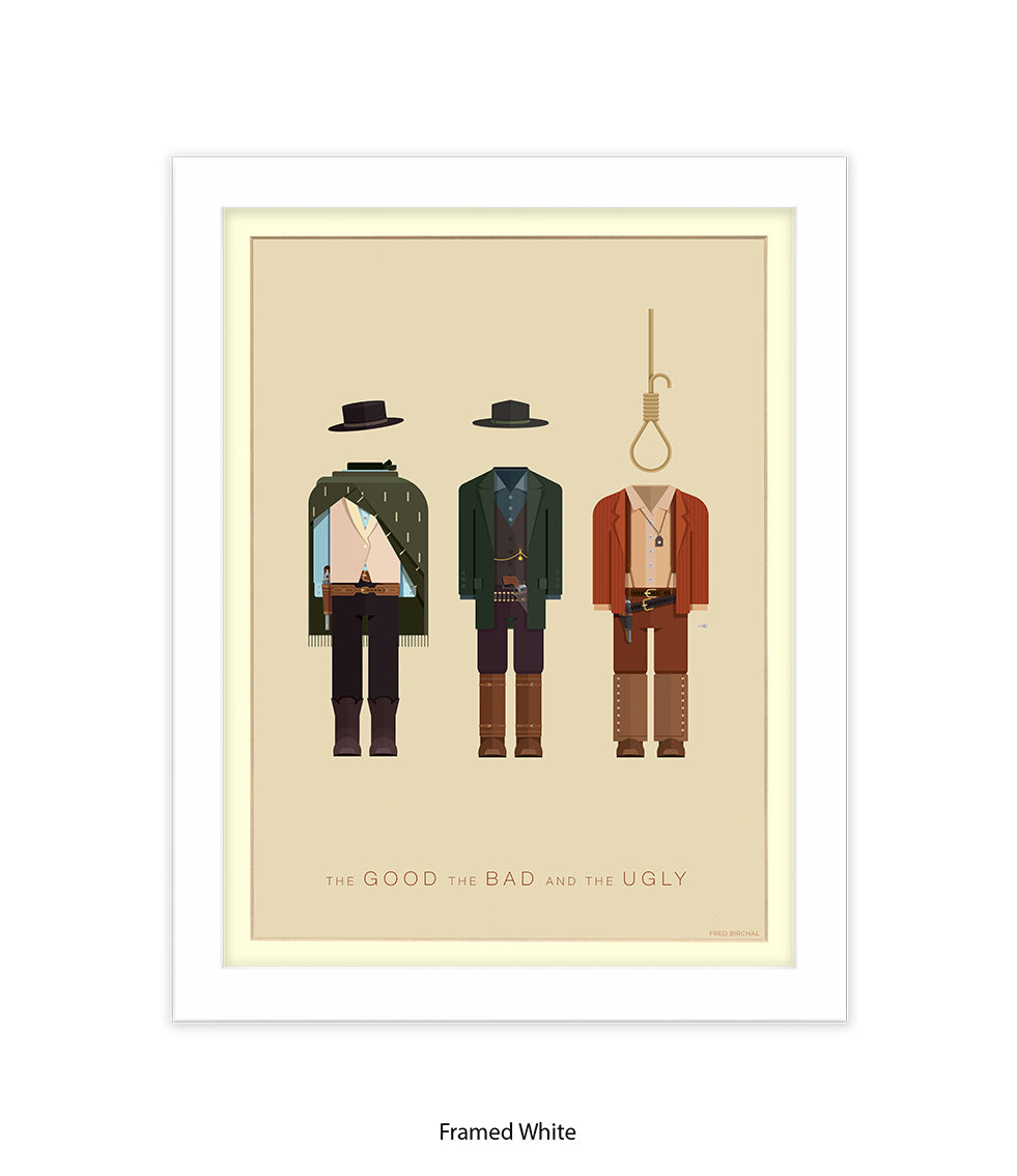 Good The Bad & The Ugly Fred Birchal Art Print