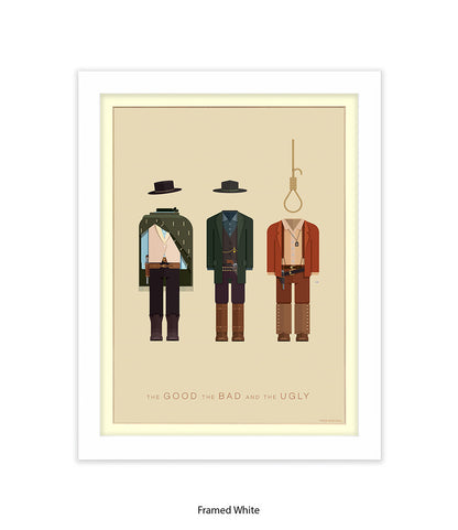 Good The Bad & The Ugly Fred Birchal Art Print