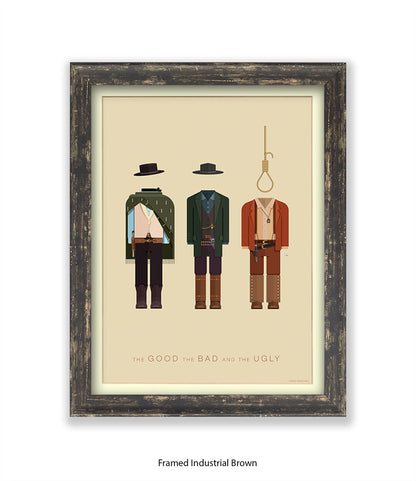 Good The Bad & The Ugly Fred Birchal Art Print