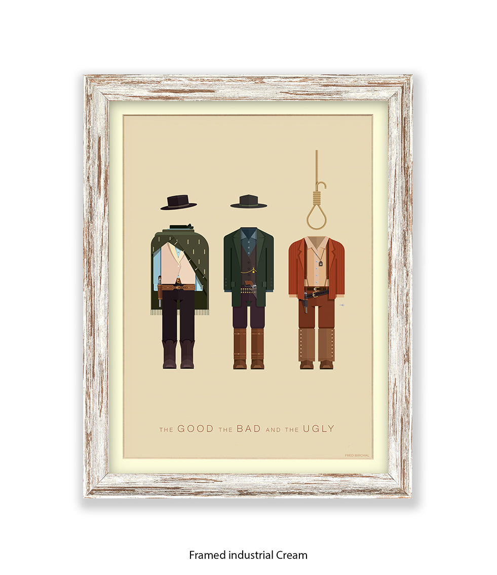 Good The Bad & The Ugly Fred Birchal Art Print