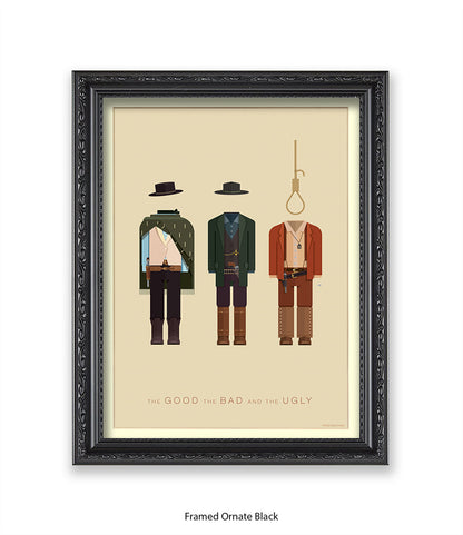 Good The Bad & The Ugly Fred Birchal Art Print