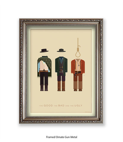 Good The Bad & The Ugly Fred Birchal Art Print