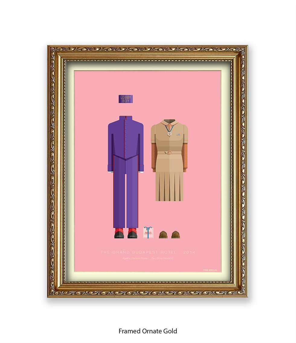 Grand Budapest Hotel Fred Birchal Art Print