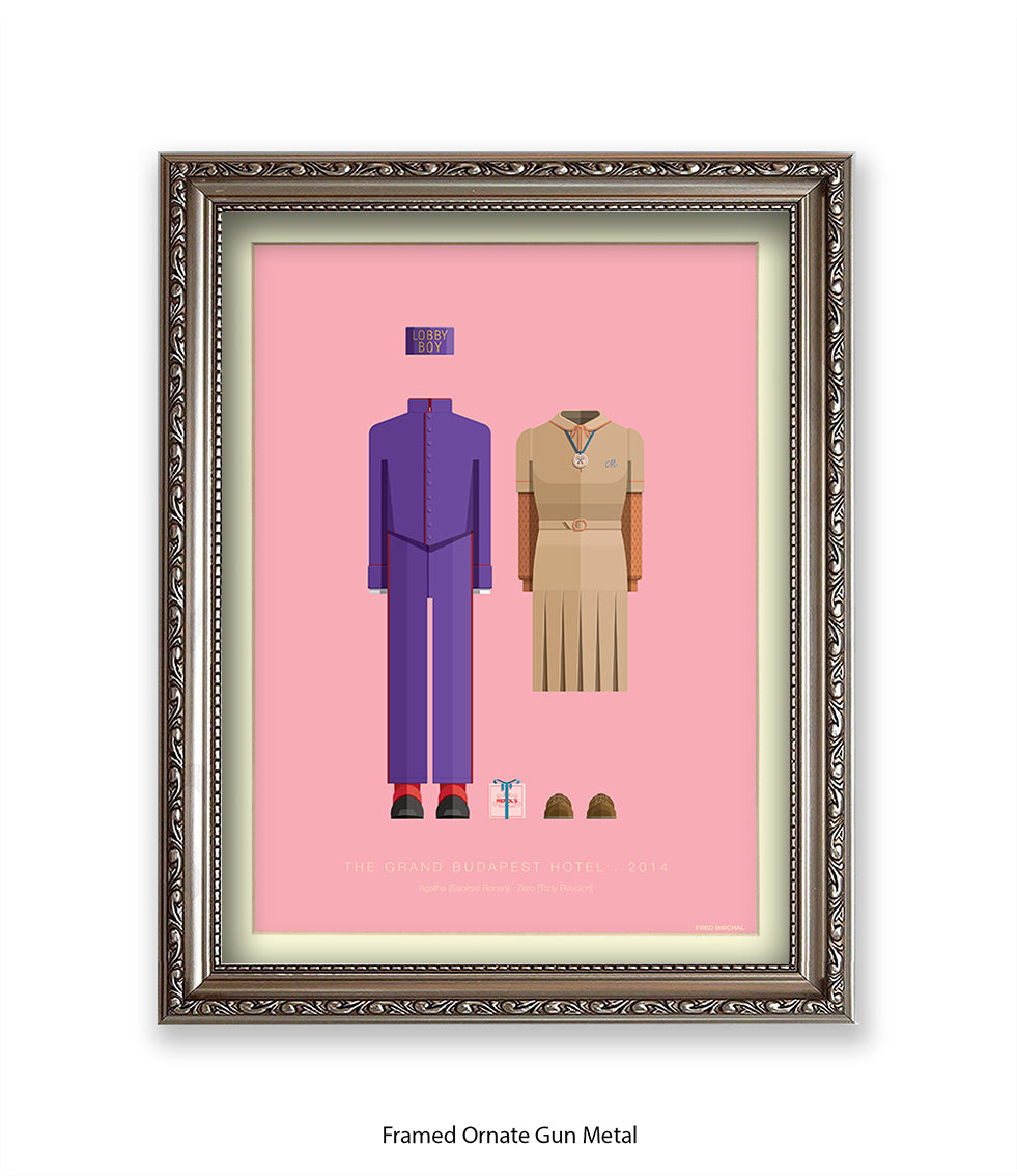 Grand Budapest Hotel Fred Birchal Art Print