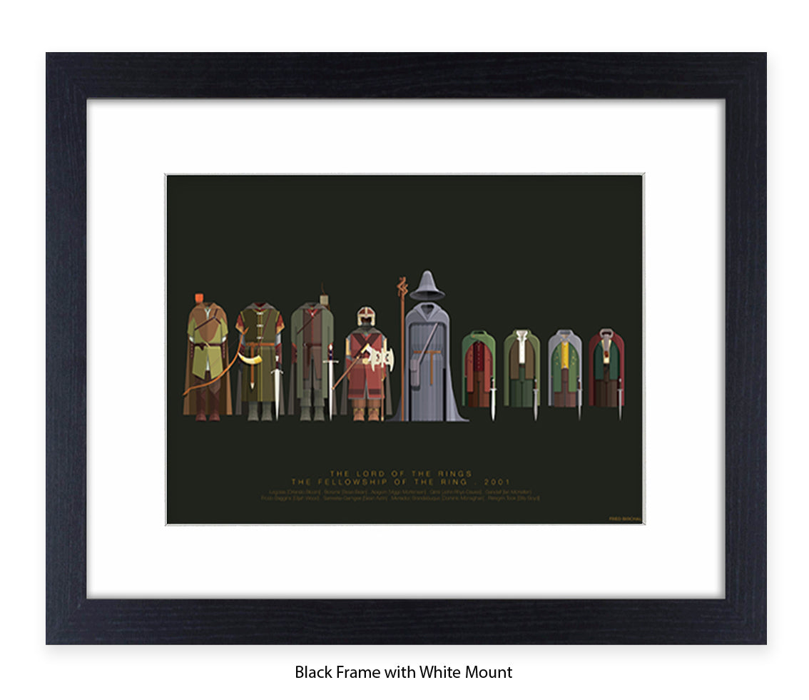 Lord of The Rings - Fellowship  Fred Birchal Art Print