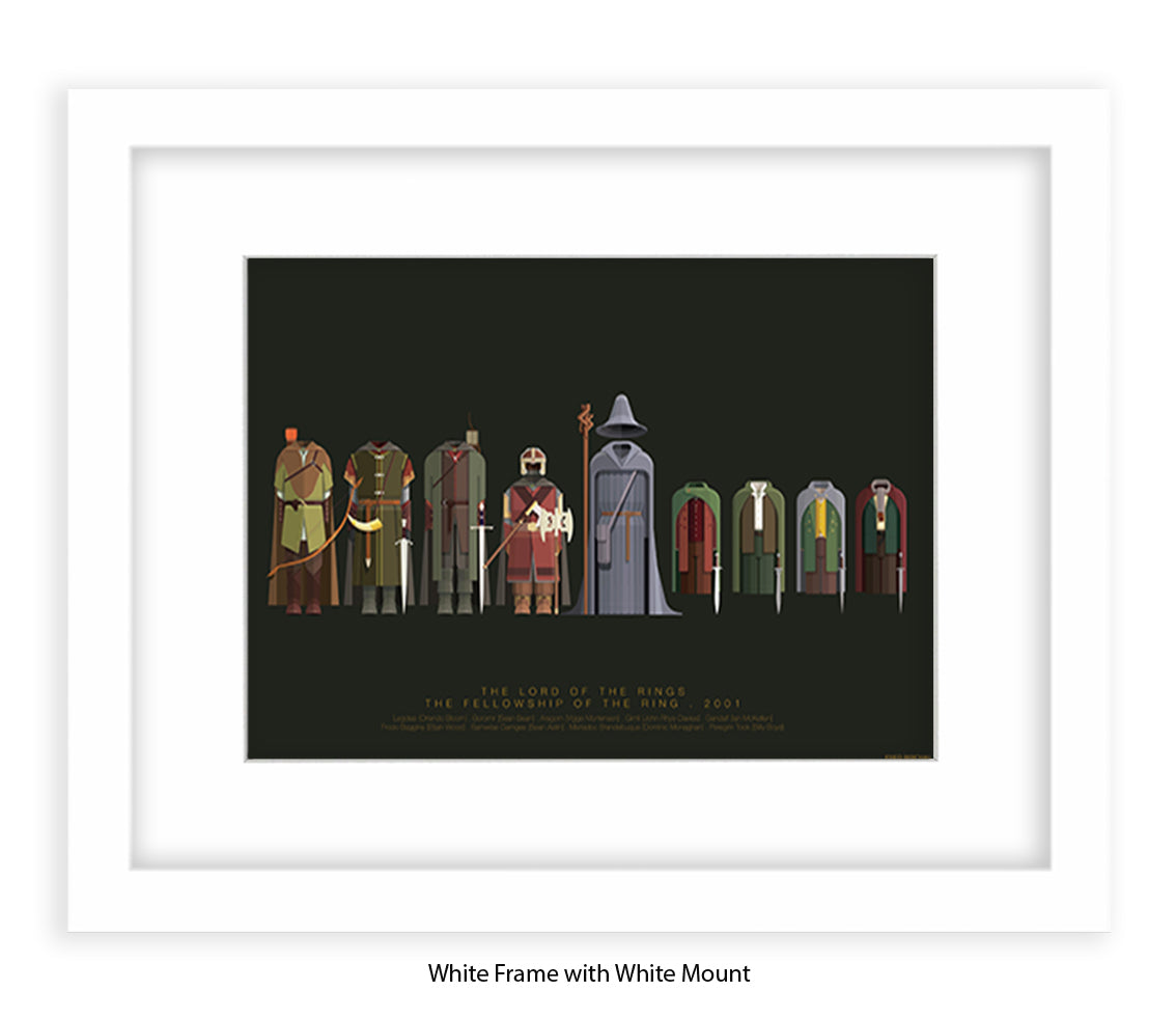 Lord of The Rings - Fellowship  Fred Birchal Art Print